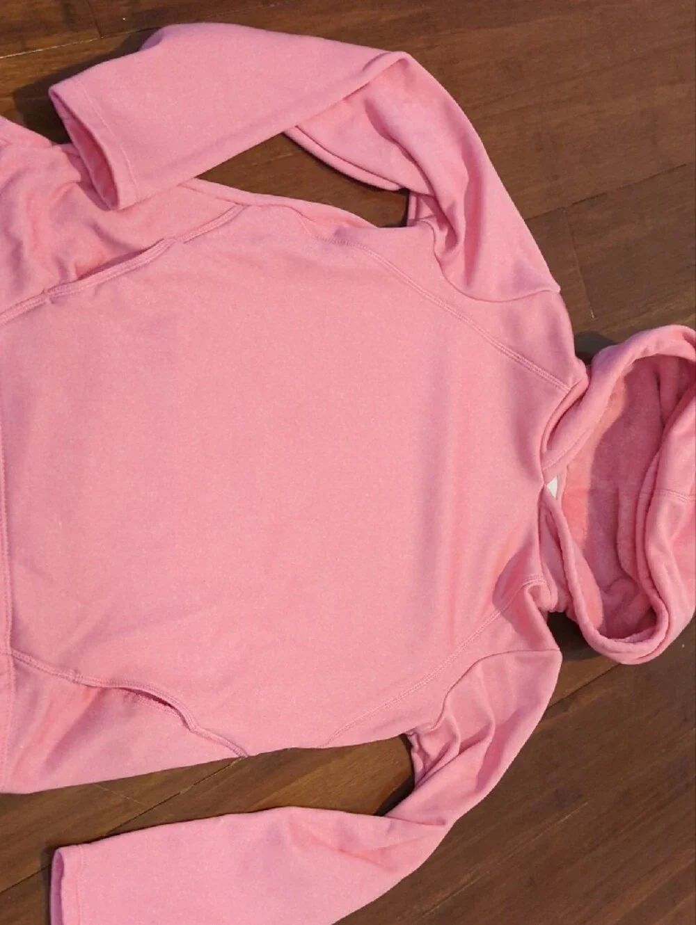 Athletic Works Pink Hooded Girls Pullover Sweatshirt